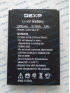 DEXP Ixion ML2 5" (3 8V_5200 mAh) аккумулятор для смартфона